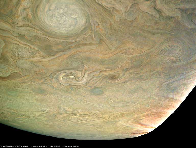 Jupiter’s "string of pearls" from Juno (2) The Society