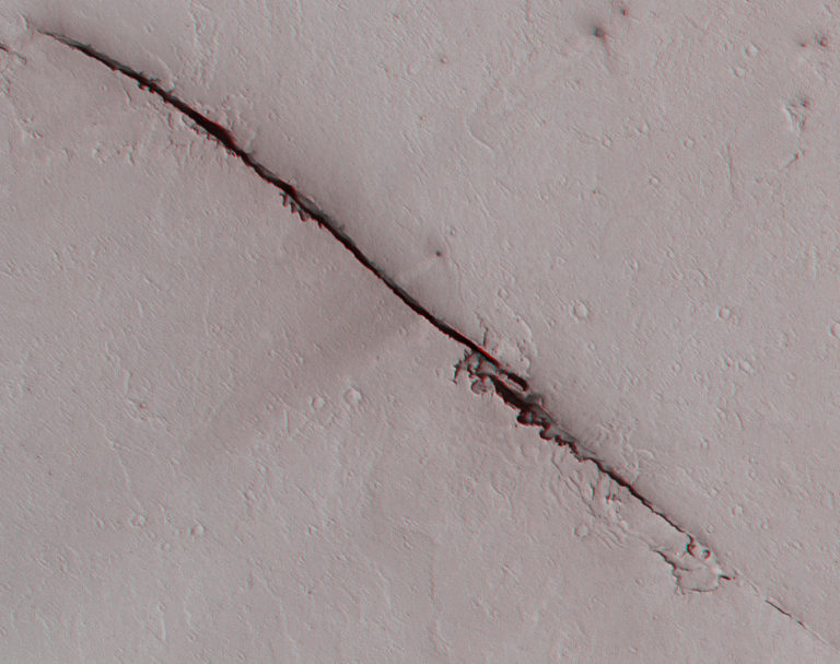 3D Anaglyph: Cerberus Fossae | The Planetary Society