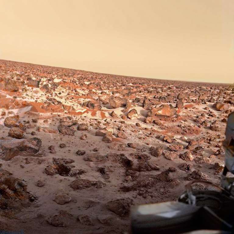 Frost at the Viking 2 landing site… | The Planetary Society