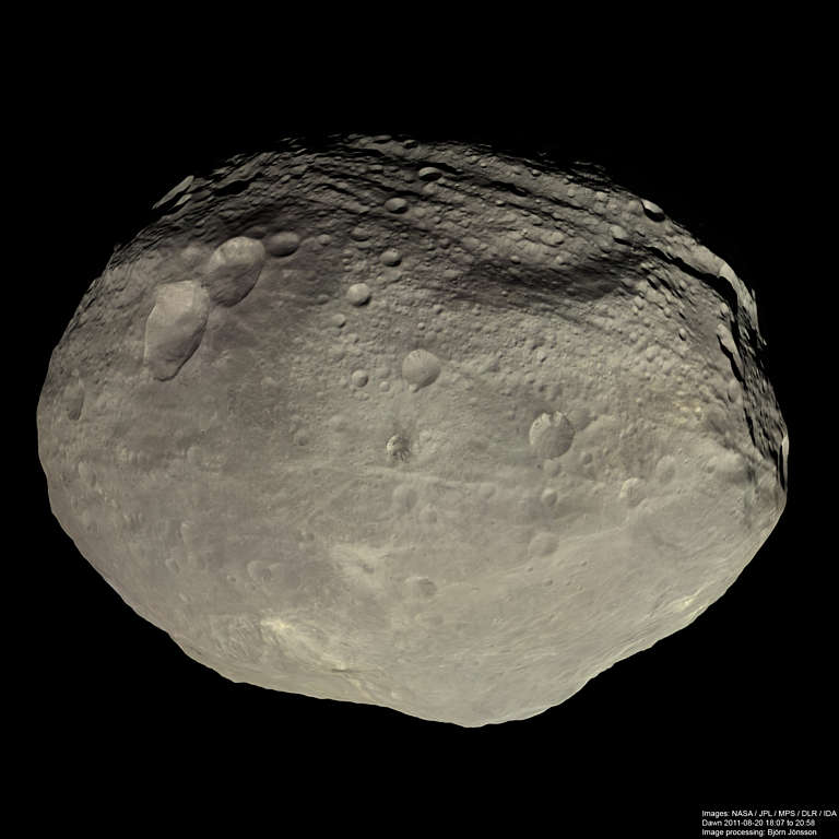 High-resolution global view of Vesta in… | The Planetary Society