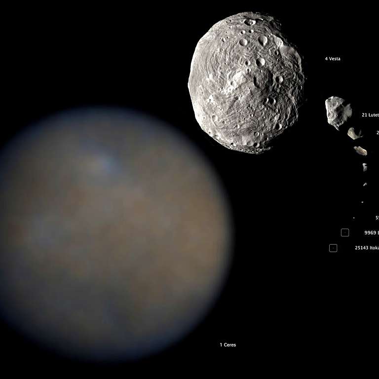 Phoebe in false color | The Planetary Society