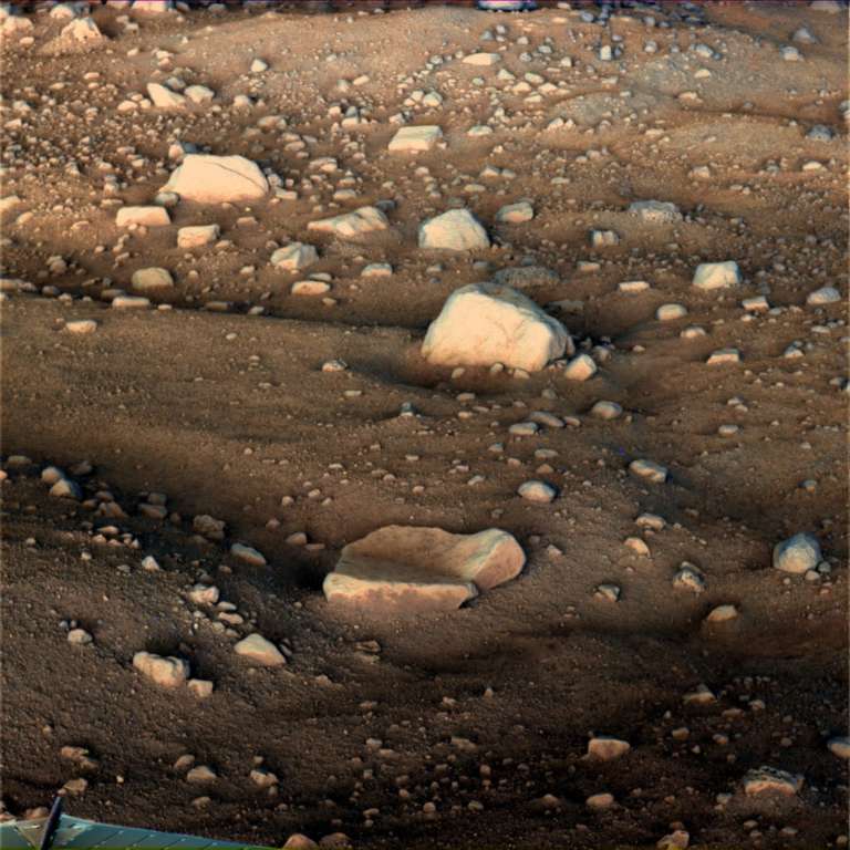 Frost viewed by Phoenix | The Planetary Society