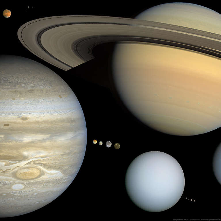 The Solar Systems Major Moons The Planetary Society