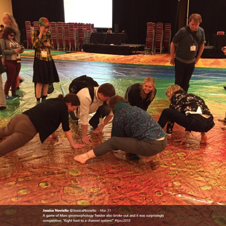 Mars scientists playing an impromptu game of… | The Planetary Society