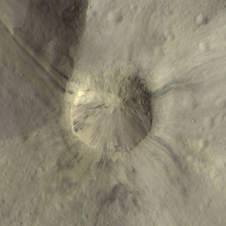 Aelia crater, Vesta The Society