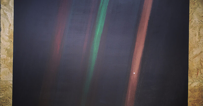 Pale Blue Dot painting