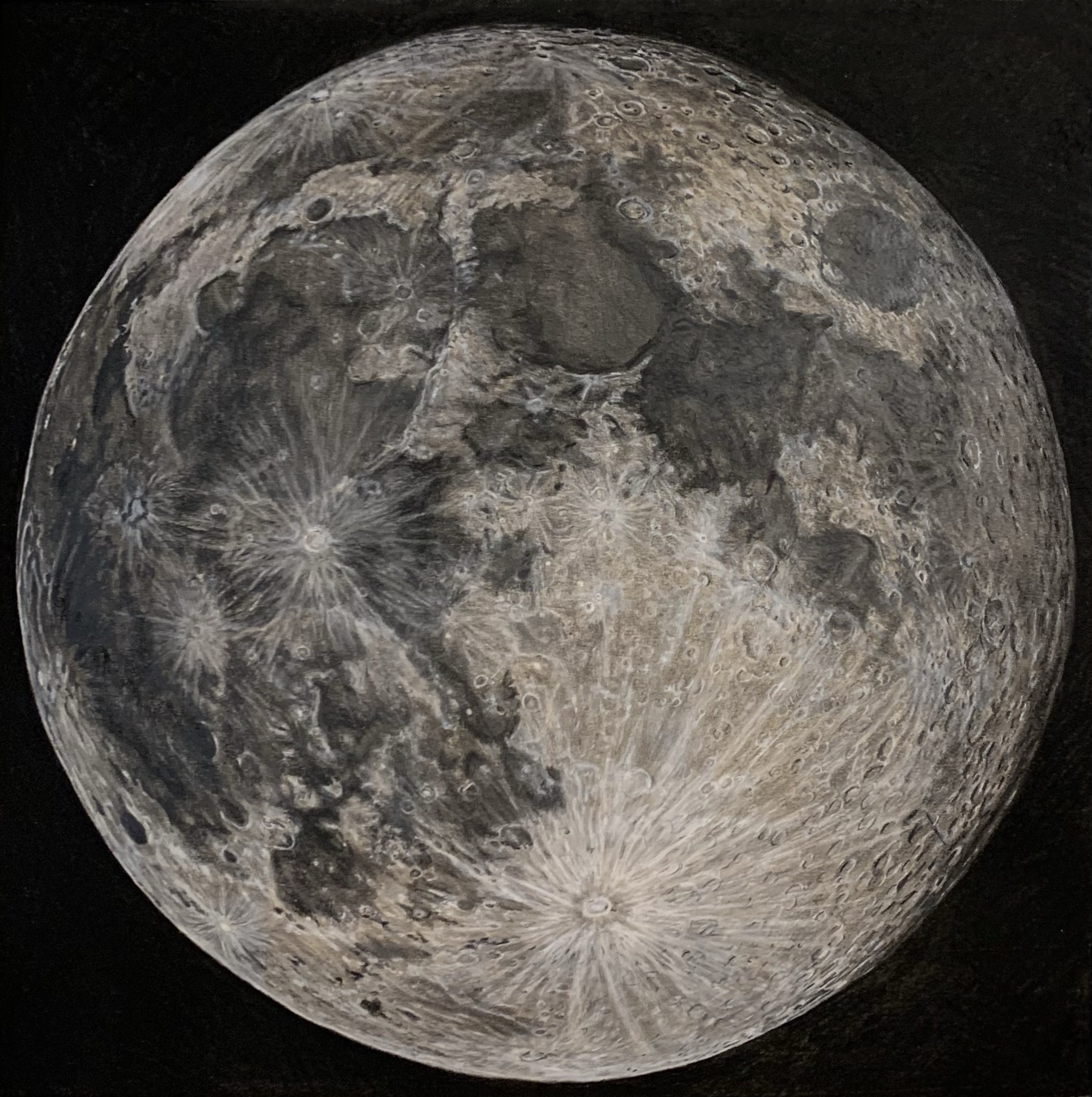 Full Moon drawing | The Planetary Society