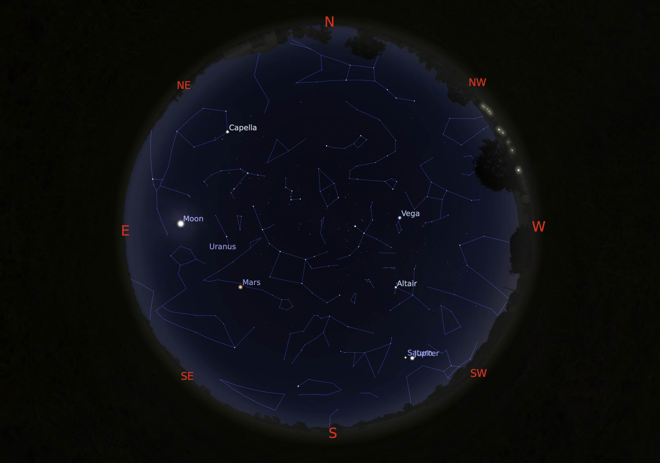 astronomy charts northern hemisphere