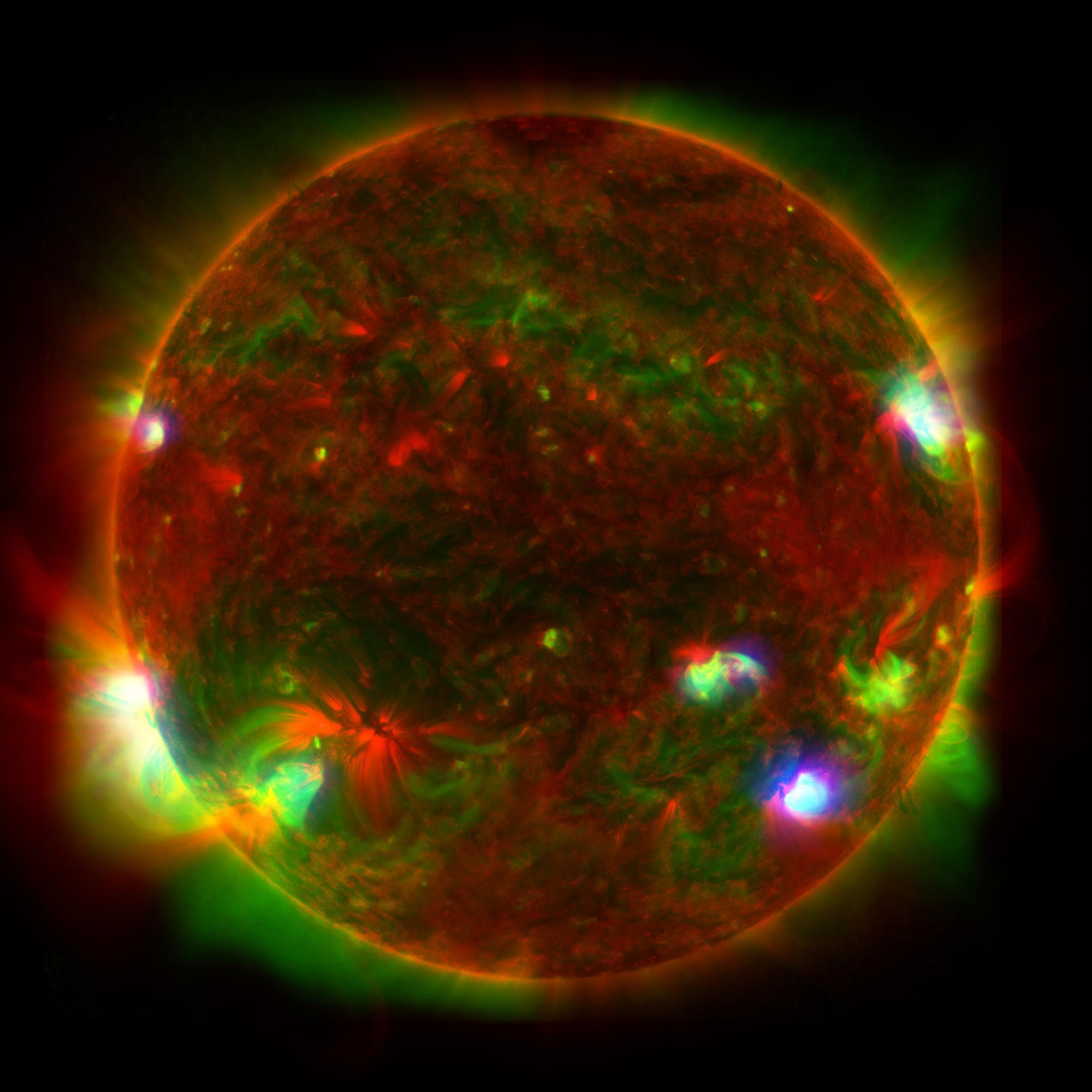 Three telescope View Of The Sun The Planetary Society