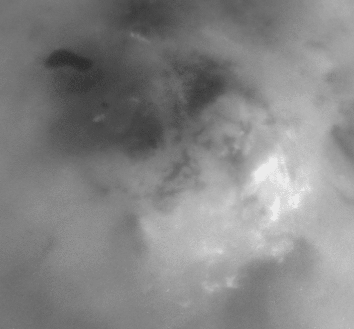 Clouds at Titan's south pole
